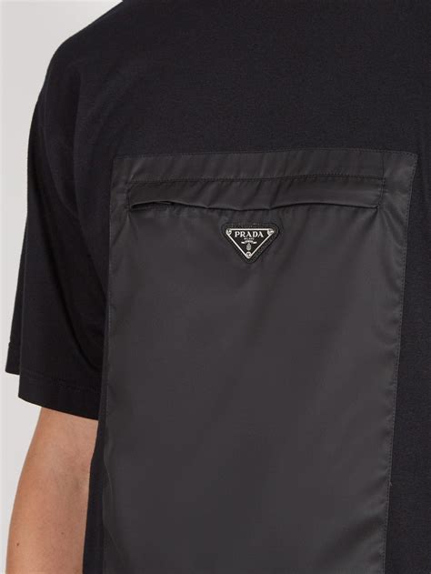 prada pocket t shirt|Men's T.